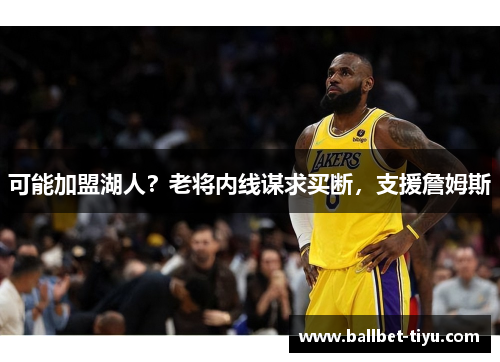 可能加盟湖人？老将内线谋求买断，支援詹姆斯